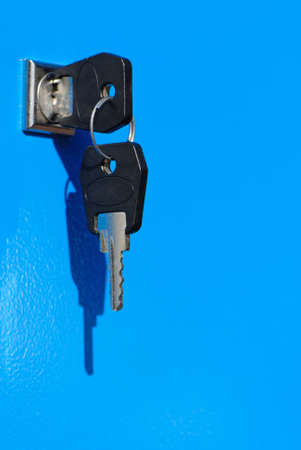 keys in  safe,  close upの写真素材