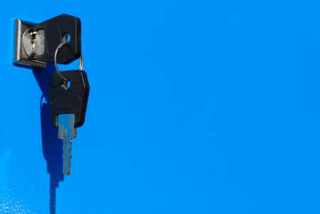 keys in  safe,  close upの写真素材