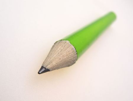 one graphite pencil on  light background,  close upの写真素材