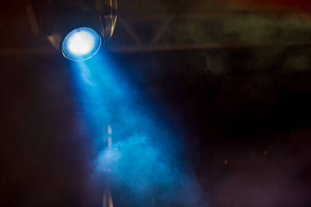 lighting spotlights in the music and nightclub lighting effectsの写真素材