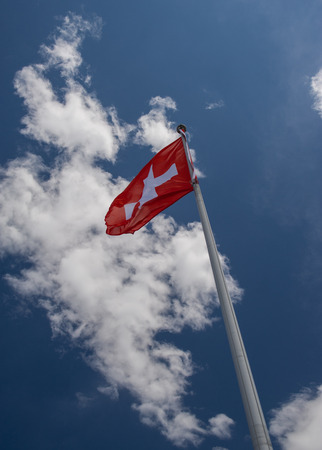 Swiss flag の写真素材