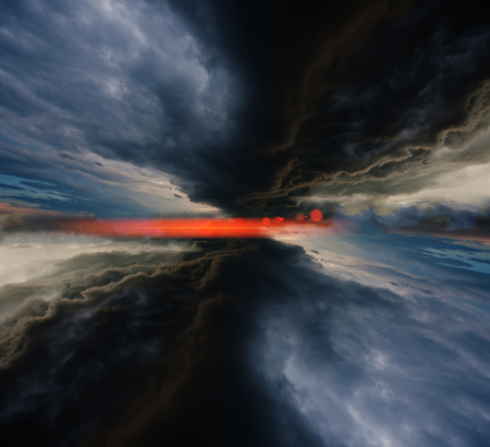 abstract dynamical composition, beautiful rays of light