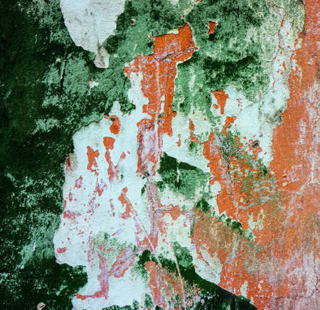 plaster surface of the old wall, sunny dayの写真素材