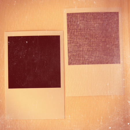 Two old photo albumの写真素材