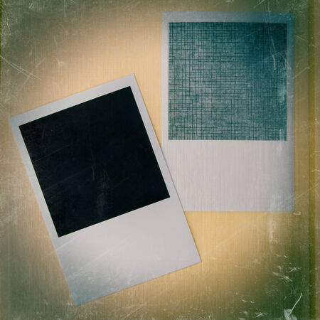 Two old photo albumの写真素材