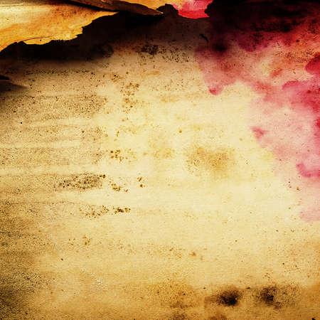 surface of an old collapsing paper from moistureの写真素材