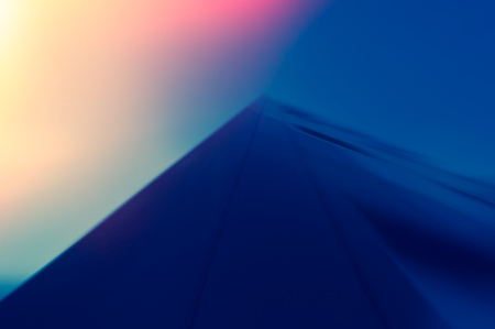 colorful abstract background, dynamic and associative color composition of the pyramidの写真素材