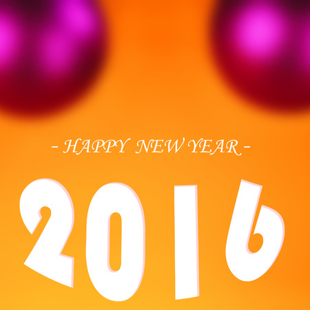 New year 2016. Colorful dots design.
