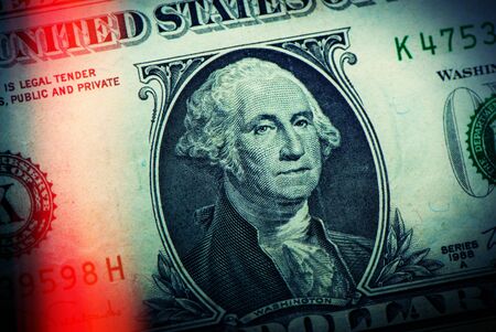 Image of US dollar banknotesの写真素材