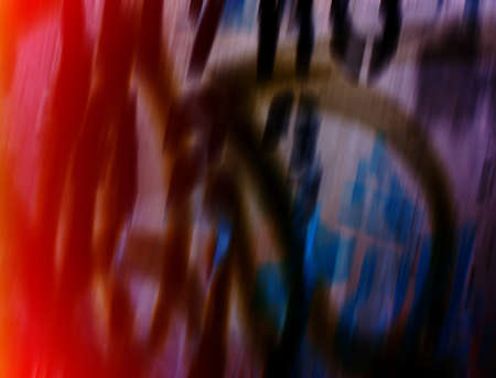 abstract background, vibrant expressive color spotsの写真素材