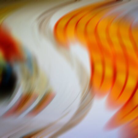 Abstract curved colored lines and spots background blur