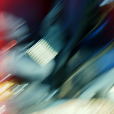 Abstract curved colored lines and spots background blur