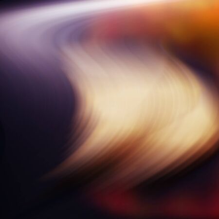 Abstract curved colored lines and spots background blur