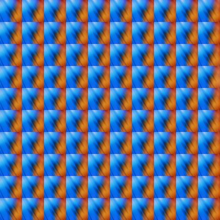 Pattern abstract orange and blue color - seamless textures.