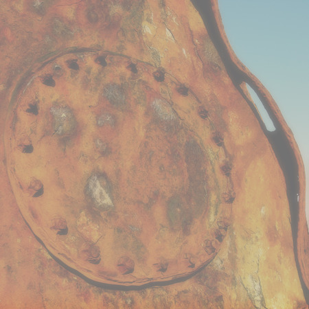 Soft blurry rusty backgroundの写真素材