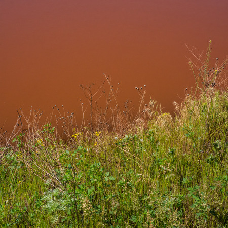 Technical settler of industrial waters of mining industryの写真素材