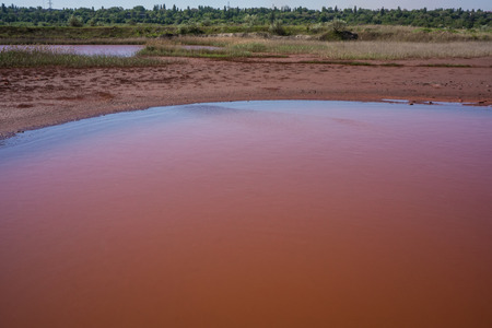Technical settler of industrial waters of mining industryの写真素材