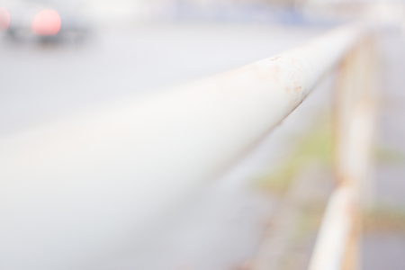 White, Light Blurred Background. Modern City Streets and Cars. Design Elements.の写真素材