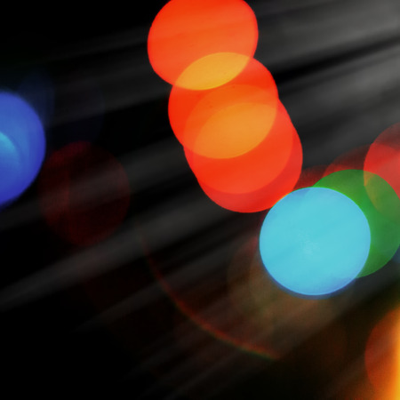 Abstract Multicolored Composition. Blurred Light Design Element. Festive Unfocused Backdrop.