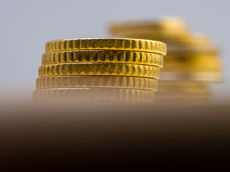 pile of euro cents. Euro money. Currency of the European Union.の写真素材