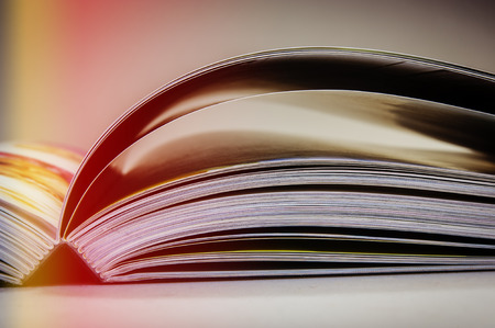 pages of an open book. Business and finance. Business metaphor.の写真素材