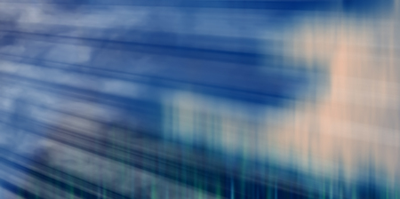 blue blurred abstract background and rays. Panoramic and web banner.