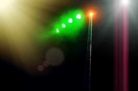 Concert lighting during the show. Blur background concert lighting on stage.の写真素材