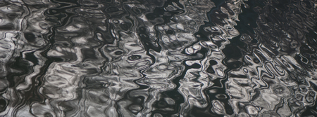 Abstract blurred background. Waves and reflection on the surface of the water in the river. Web...