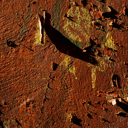 old cement plaster walls with traces of falling paint. Element of design. Background and surface.の写真素材