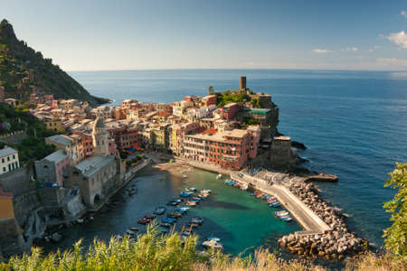 Small town Vernazza (Cinque Terre, Italy)
