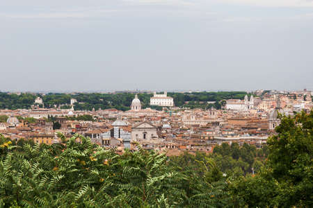 Beautiful panoramic view at Rome, Italyの写真素材
