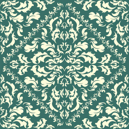 Baroque Seamless Pattern easily editable vector imageのイラスト素材