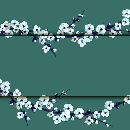 sacura flower pattern vector eps 10 abstractのイラスト素材