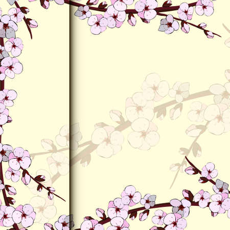 sacura flower pattern vector eps 10 abstractのイラスト素材