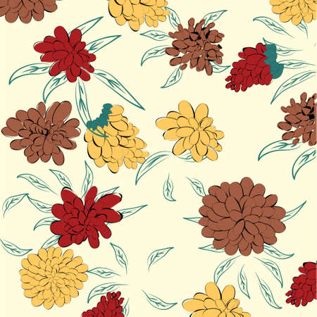 Floral backgroundのイラスト素材