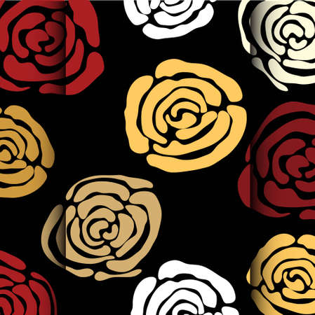 Sweet wedding bouquets of rose, peony, orchid, anemone, camellia, blue berries and eucalyptis leaves. Vector design elements.のイラスト素材