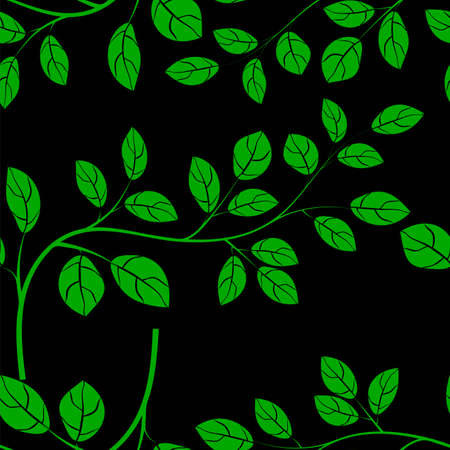 Beautiful leaves seamless pattern vector illustration eps 10のイラスト素材