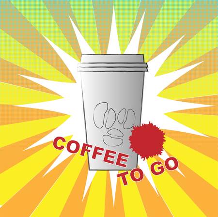 Food background. Poster, banner, print. Caffeine vector. Retro style. Caffeine symbol. Trendy vector collection. Vector icon. Cartoon styleのイラスト素材
