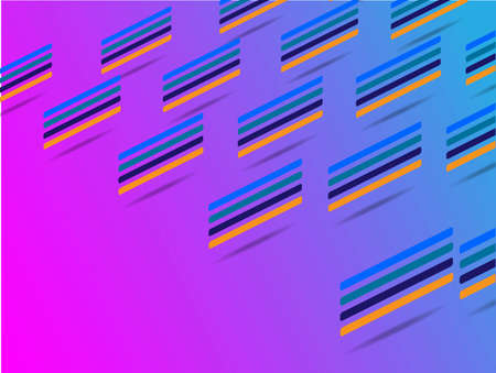 Modern pattern for digital wallpaper design. Decorative color art. Isometrikc stileのイラスト素材