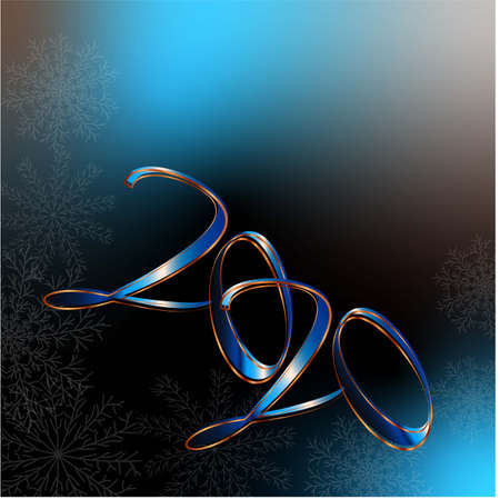 2020, great design for any purposer. Snowflakes, snow background. Christmas abstract pattern. Winter season. Snowflake christmas design background vectorのイラスト素材