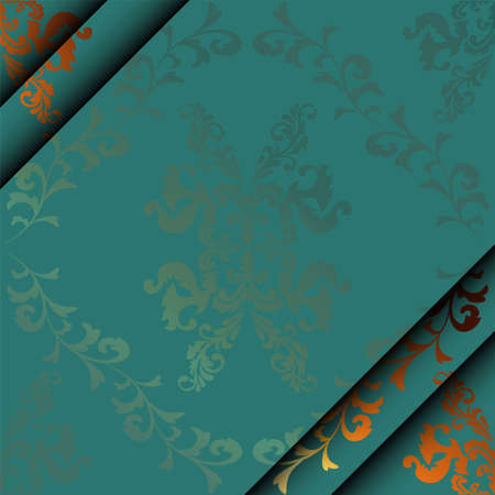 Golden sequins, great design for any purposes. Color gradient. Vector light abstract technology background. Digital blue background. Carnival festive banner design. Light blue vector pattern.のイラスト素材