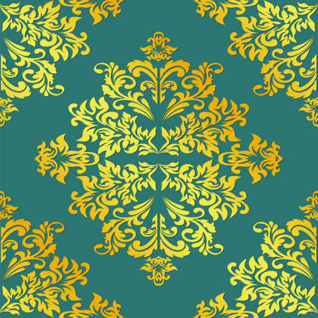 Decorative element traditional damask patternのイラスト素材