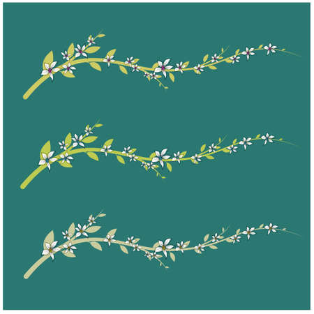 Flowers, great design for any purposes. Vector design template. Spring floral vector illustration. Summer garden texture.のイラスト素材