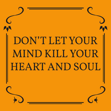Motivational quote. A dream becomes a goal when action is taken toward its achievement. On orange background.のイラスト素材