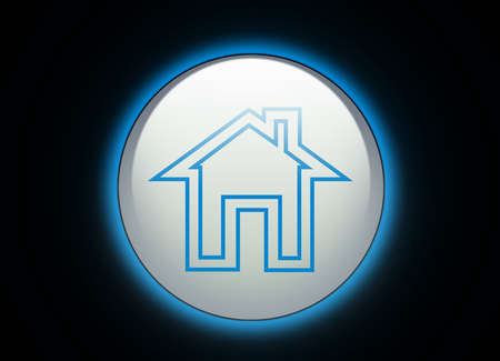 Home web Buttonの写真素材