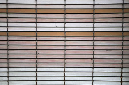 detail of a alicantina shutter wood color deteriorated and oxidizedの写真素材