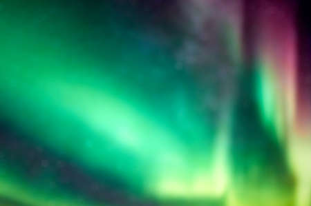 detail of shapes in the sky produced by an aurora borealis