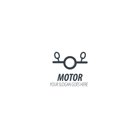 Motorcycle icon design.のイラスト素材