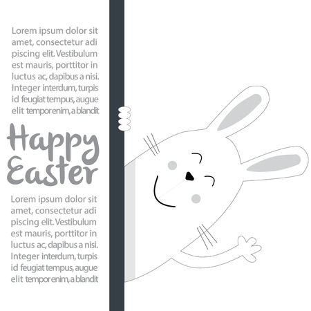 Hand drawn Easter background.のイラスト素材