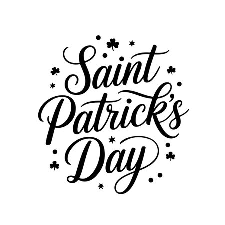 Saint patrick's day. Vector Design Isolated on White Backgroundのイラスト素材